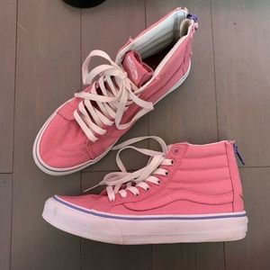 Pink Sk8-Hi Vans